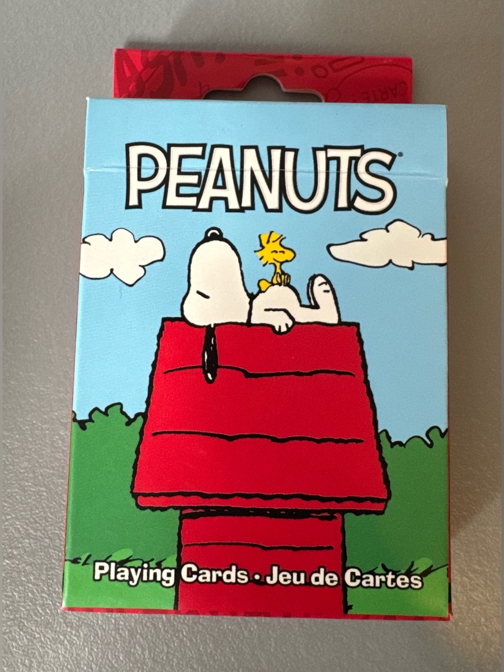 Peanuts snoopy Playing Cards - Red, Blue & White Artwork Charlie Brown